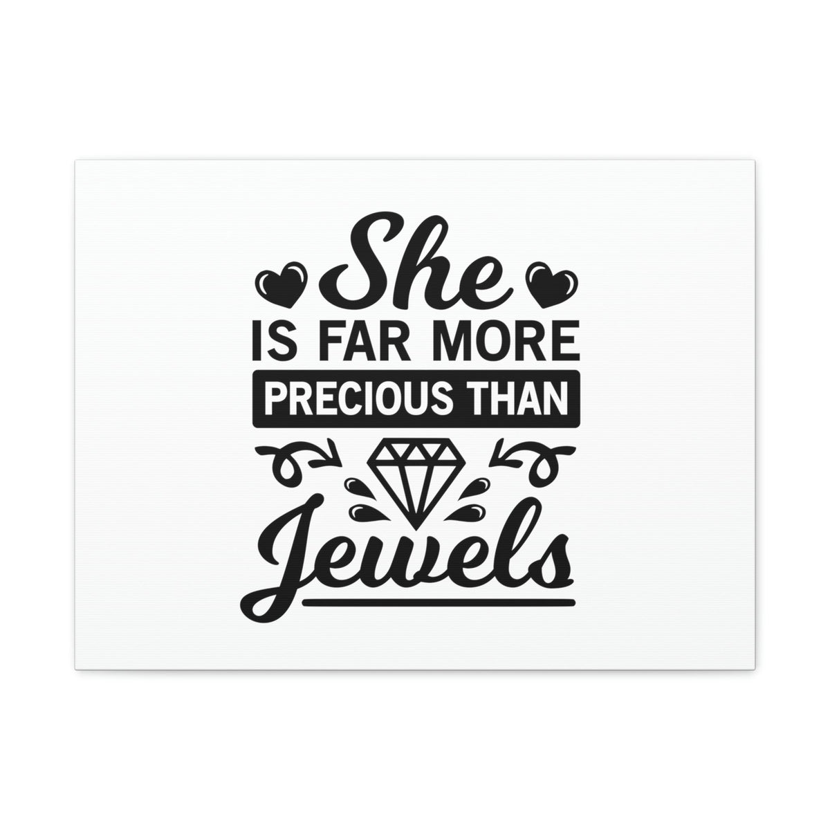 Scripture Walls She Is Far More Precious Than Jewels Proverbs 31:10 Christian Wall Art Bible Verse Print Ready to Hang Unframed-Express Your Love Gifts