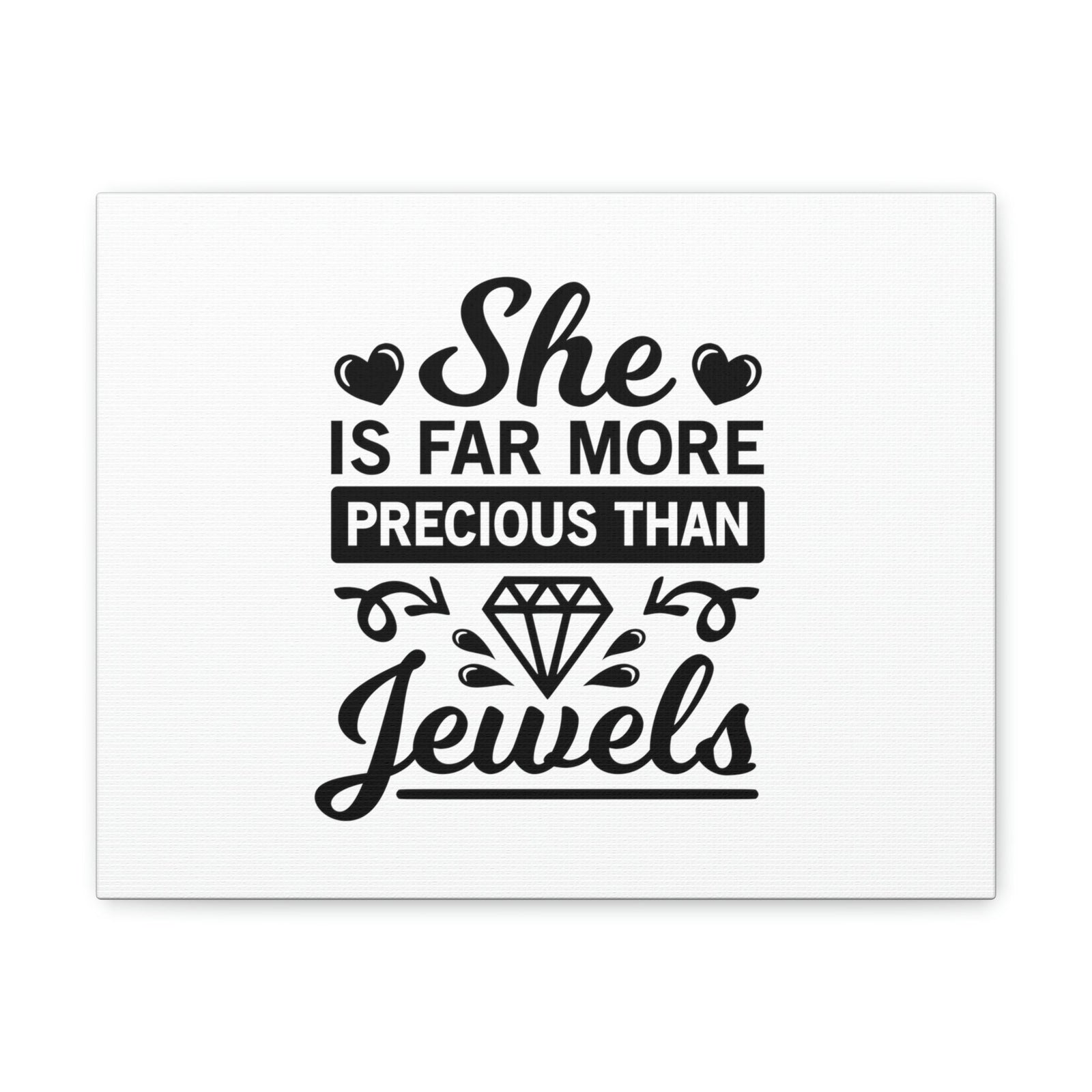 Scripture Walls She Is Far More Precious Than Jewels Proverbs 31:10 Christian Wall Art Bible Verse Print Ready to Hang Unframed-Express Your Love Gifts