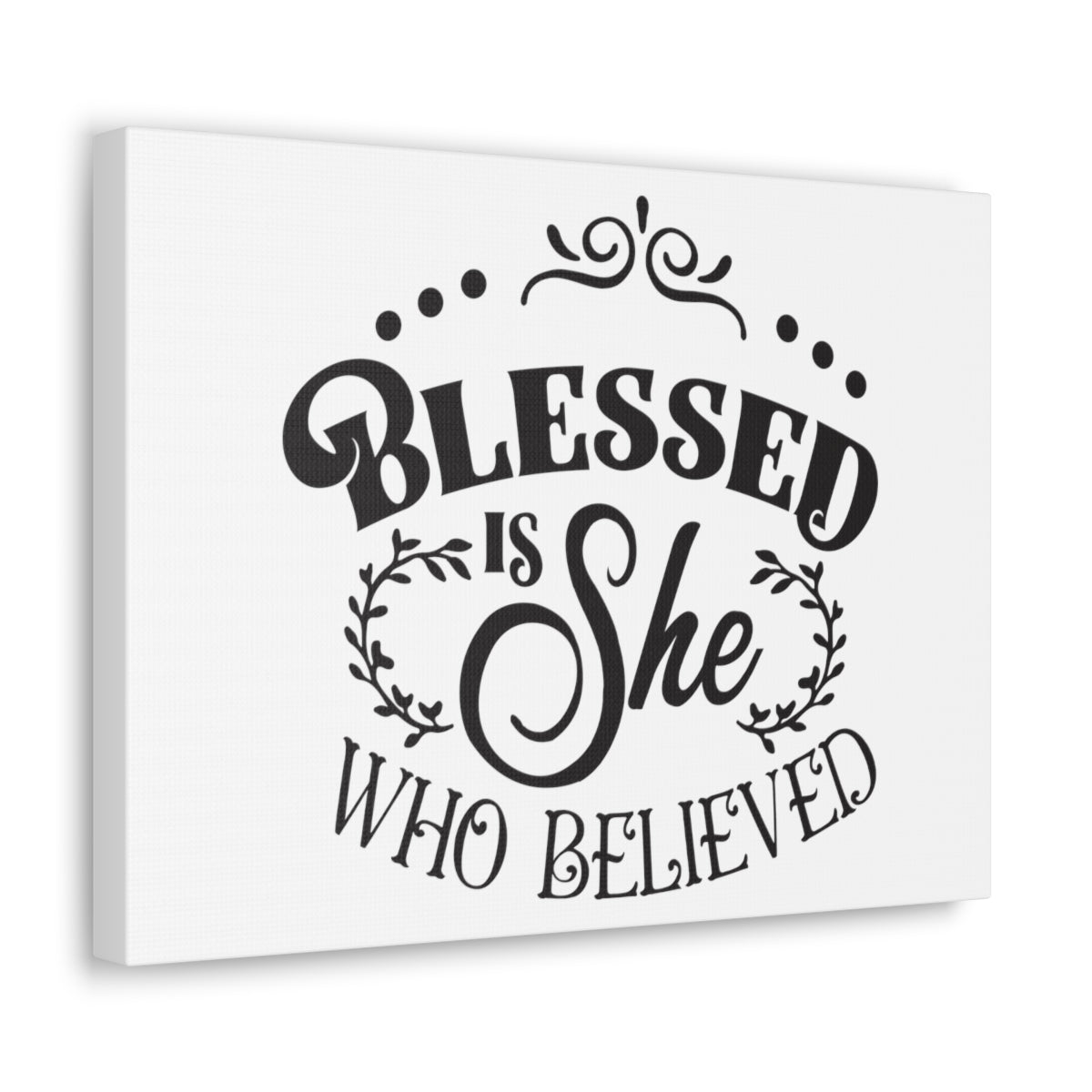 Scripture Walls She Who Believed Luke 1:45 Christian Wall Art Print Ready to Hang Unframed-Express Your Love Gifts