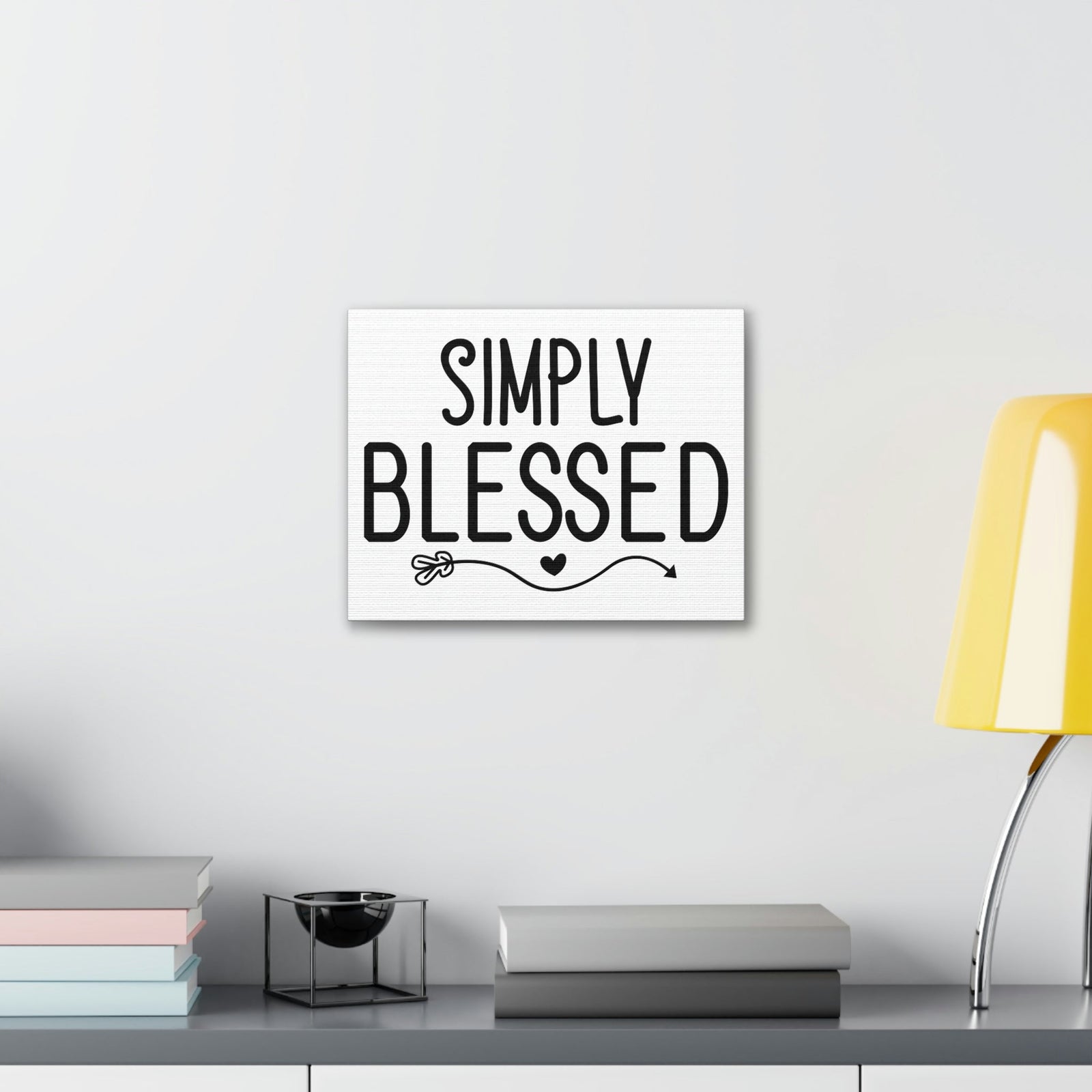 Scripture Walls Simply Blessed Proverbs 16:20 Arrow Christian Wall Art Print Ready to Hang Unframed-Express Your Love Gifts