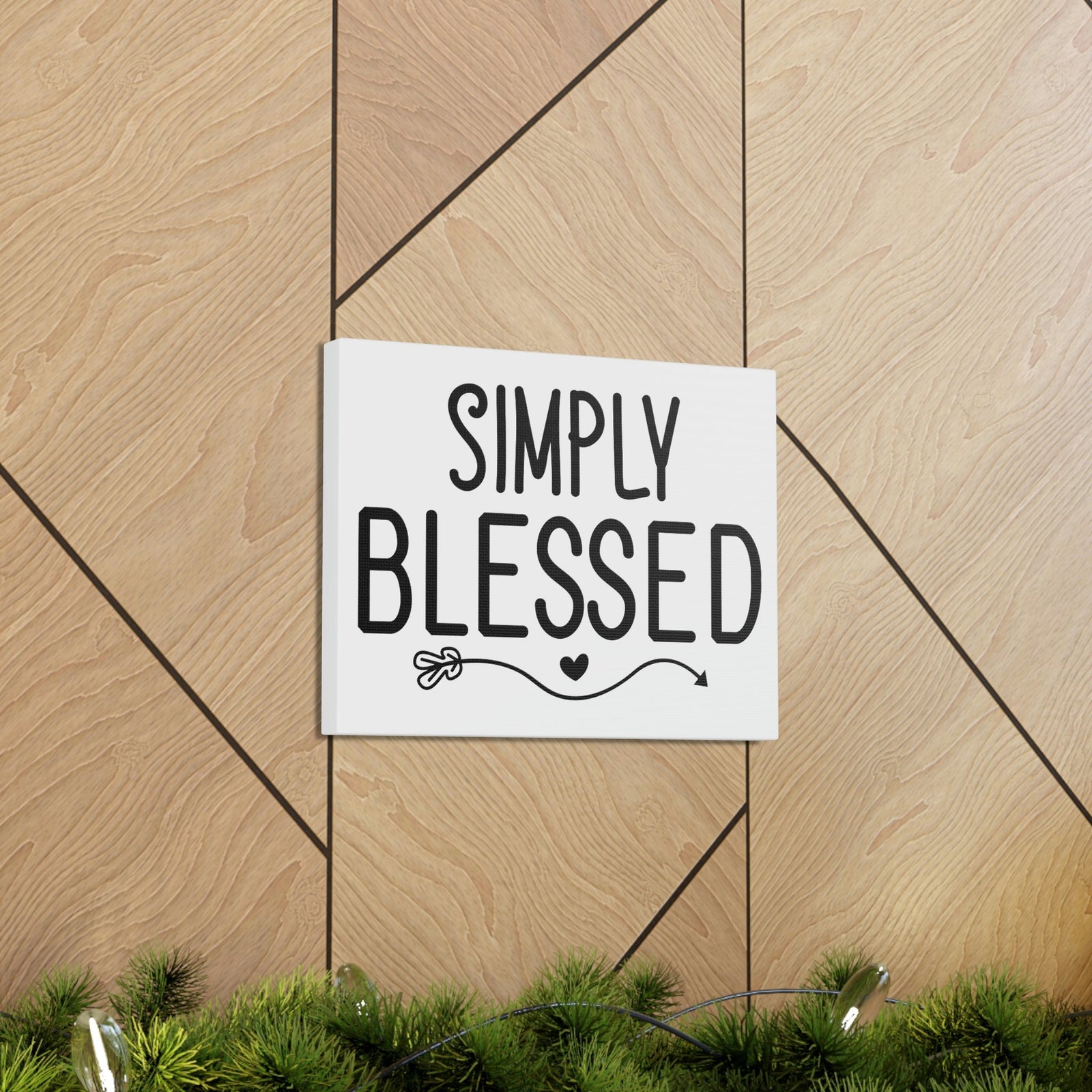 Scripture Walls Simply Blessed Proverbs 16:20 Arrow Christian Wall Art Print Ready to Hang Unframed-Express Your Love Gifts