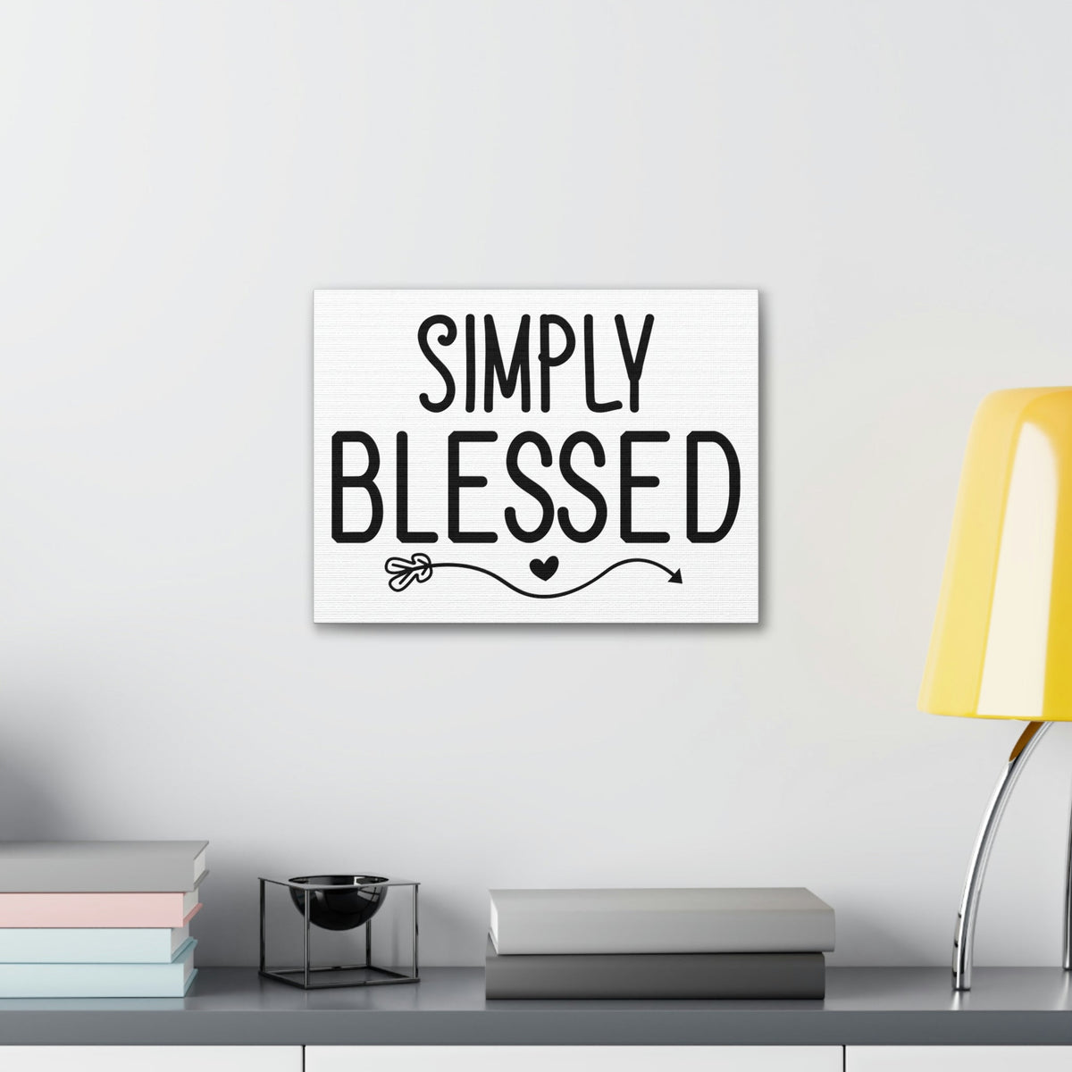 Scripture Walls Simply Blessed Proverbs 16:20 Arrow Christian Wall Art Print Ready to Hang Unframed-Express Your Love Gifts
