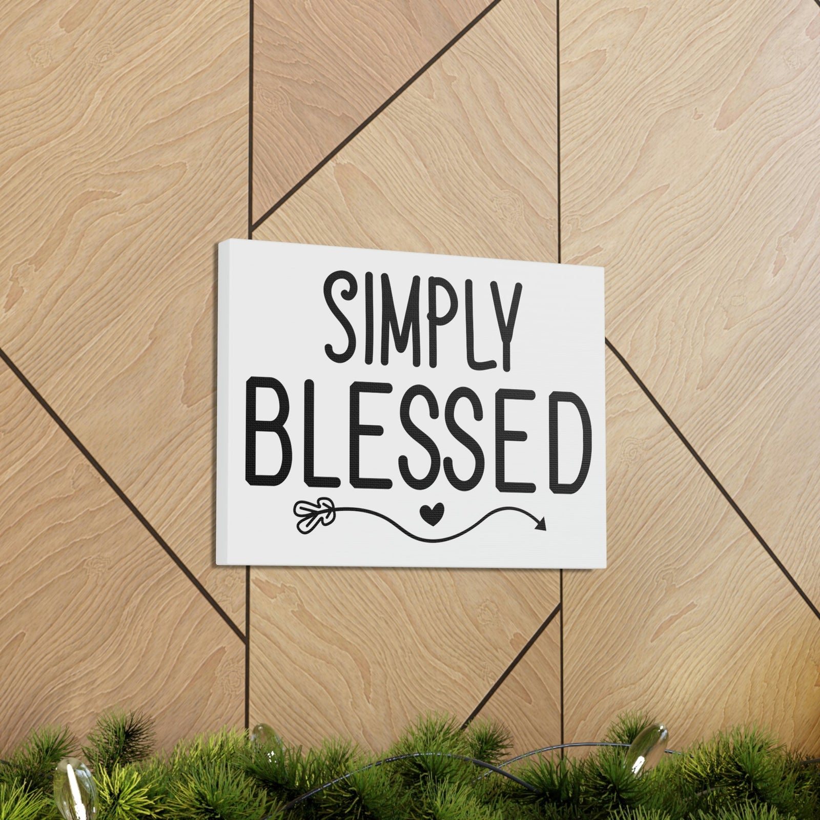 Scripture Walls Simply Blessed Proverbs 16:20 Arrow Christian Wall Art Print Ready to Hang Unframed-Express Your Love Gifts