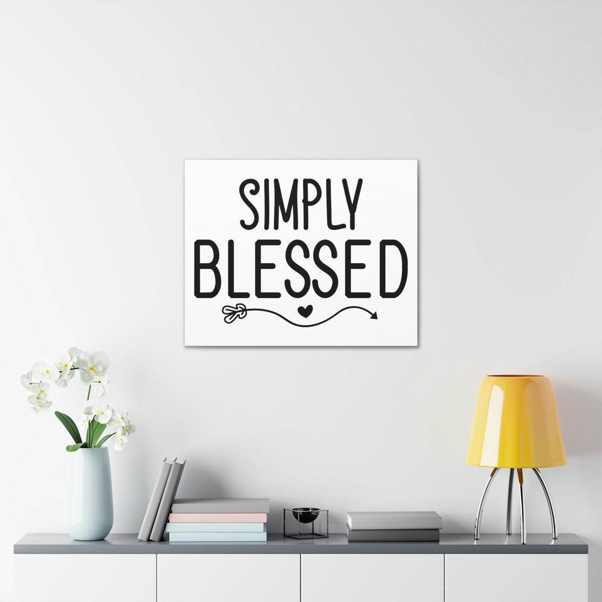Scripture Walls Simply Blessed Proverbs 16:20 Arrow Christian Wall Art Print Ready to Hang Unframed-Express Your Love Gifts