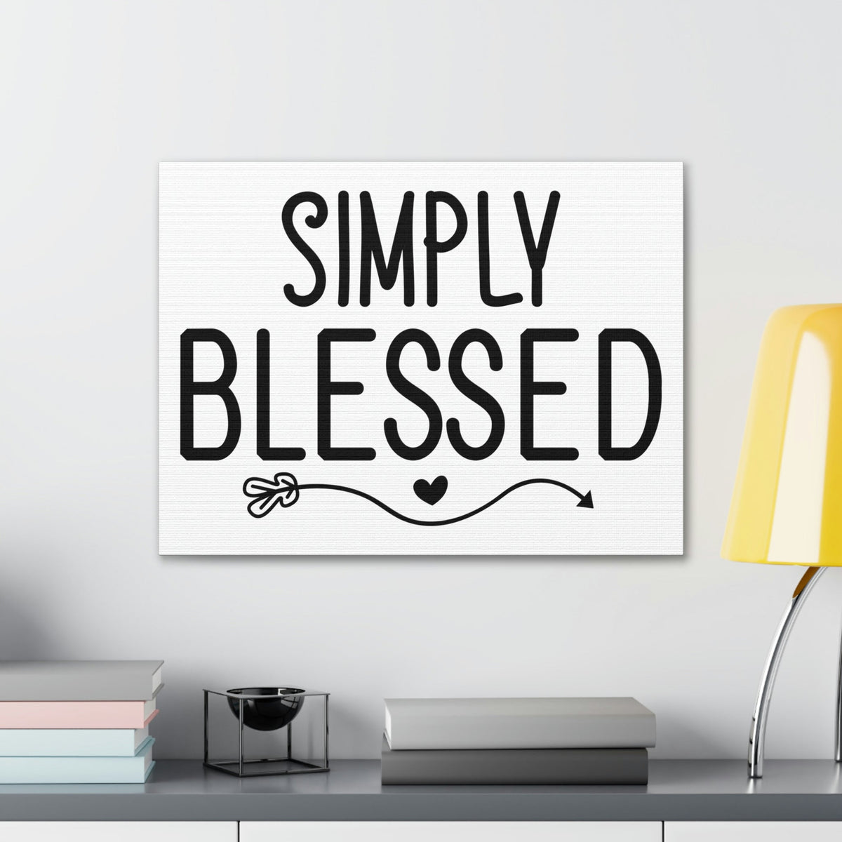 Scripture Walls Simply Blessed Proverbs 16:20 Arrow Christian Wall Art Print Ready to Hang Unframed-Express Your Love Gifts