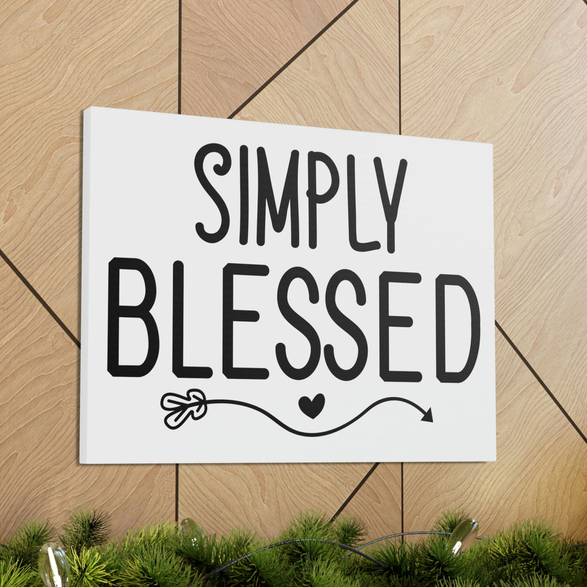 Scripture Walls Simply Blessed Proverbs 16:20 Arrow Christian Wall Art Print Ready to Hang Unframed-Express Your Love Gifts