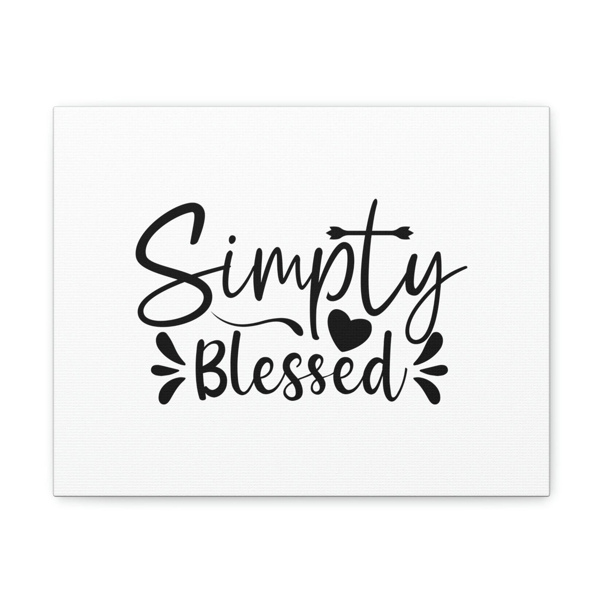 Scripture Walls Simply Blessed Psalms 67:7 Heart &amp; Cross Christian Wall Art Bible Verse Print Ready to Hang Unframed-Express Your Love Gifts
