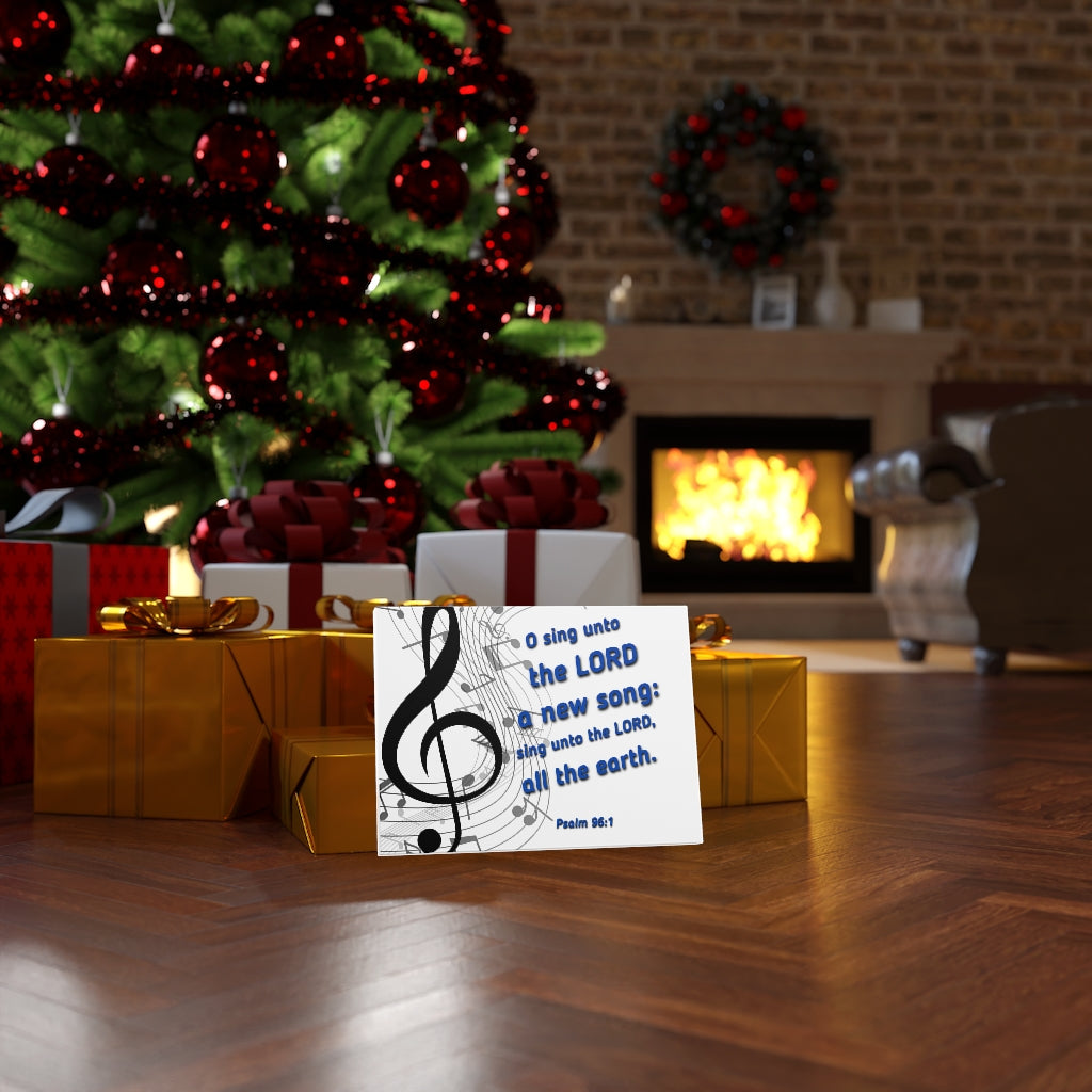 Scripture Walls Sing Psalm 96:1 Bible Verse Canvas Christian Wall Art Ready to Hang Unframed-Express Your Love Gifts