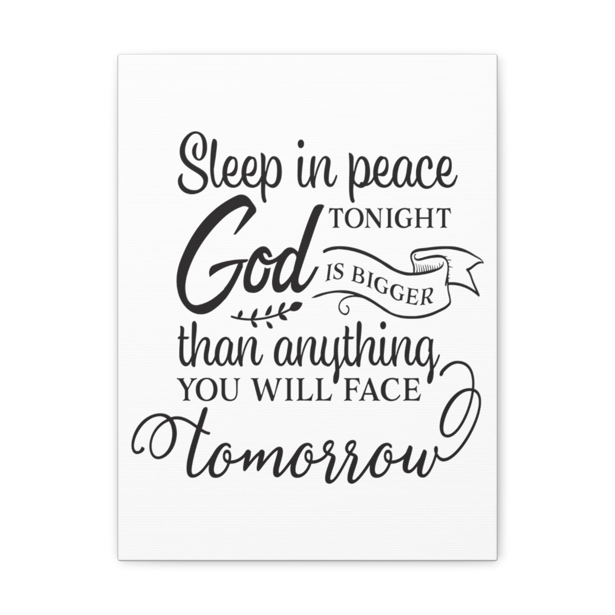 Scripture Walls Sleep In Peace Ephesians 3:20-21 Christian Wall Art Print Ready to Hang Unframed-Express Your Love Gifts
