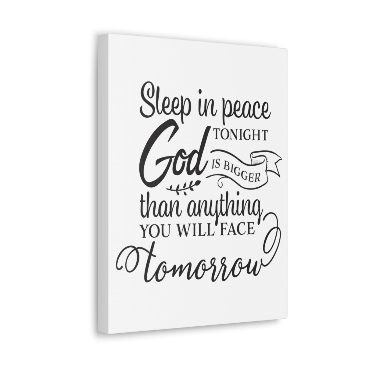 Scripture Walls Sleep In Peace Ephesians 3:20-21 Christian Wall Art Print Ready to Hang Unframed-Express Your Love Gifts