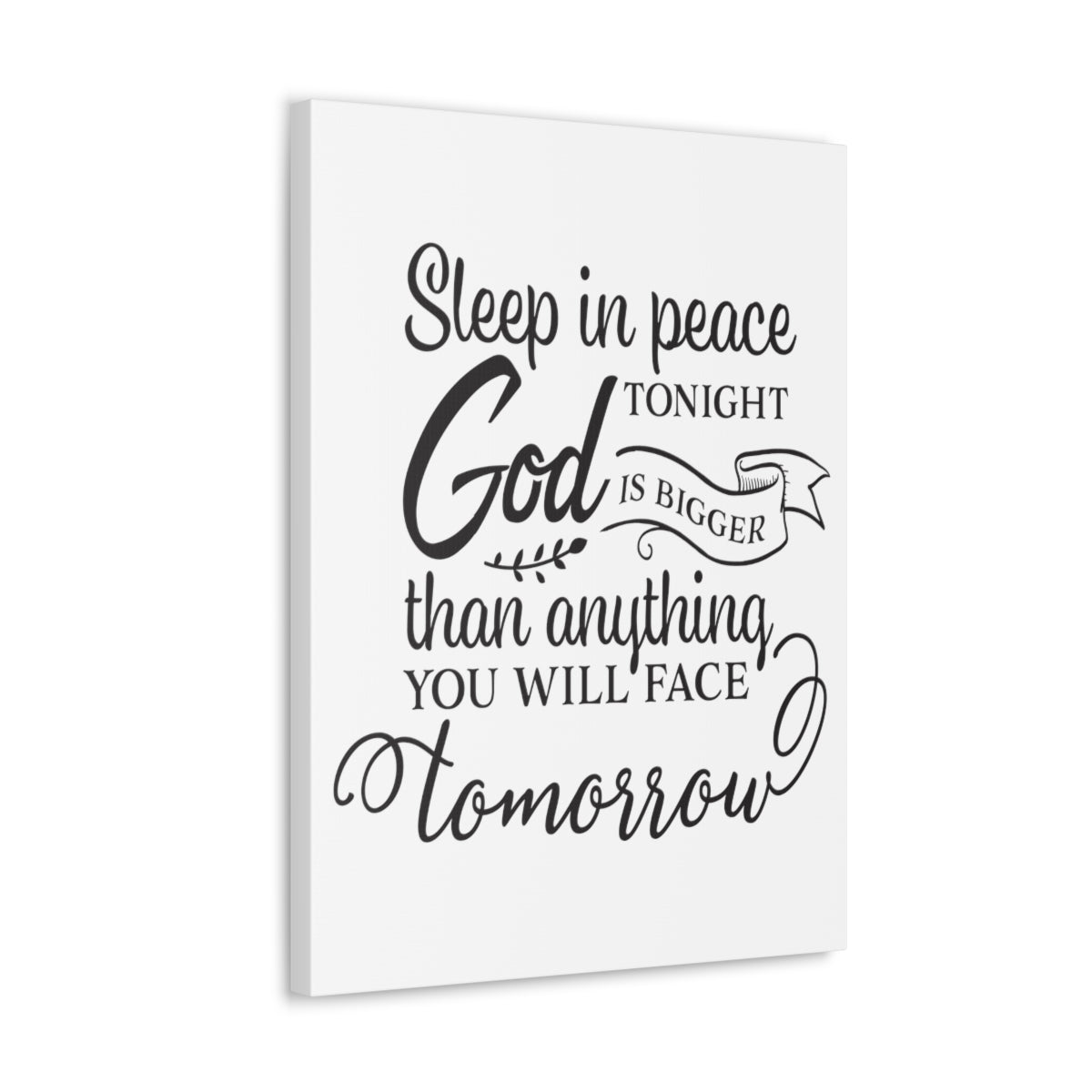 Scripture Walls Sleep In Peace Ephesians 3:20-21 Christian Wall Art Print Ready to Hang Unframed-Express Your Love Gifts
