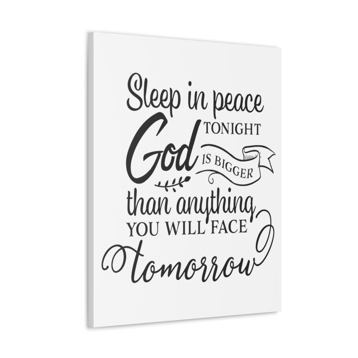 Scripture Walls Sleep In Peace Ephesians 3:20-21 Christian Wall Art Print Ready to Hang Unframed-Express Your Love Gifts