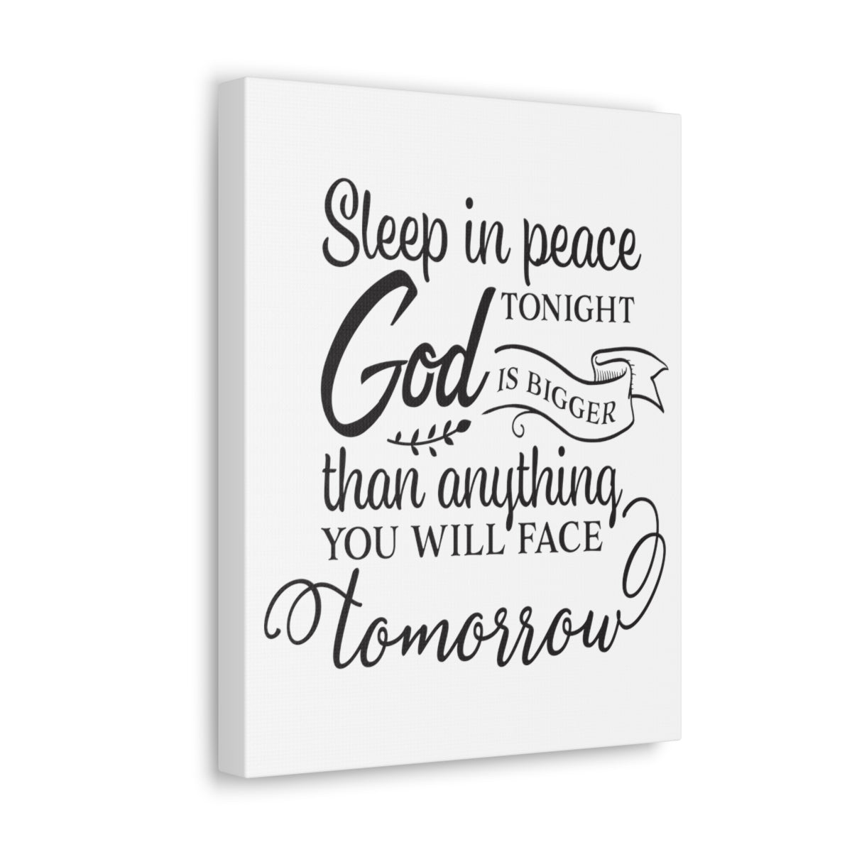 Scripture Walls Sleep In Peace Ephesians 3:20-21 Christian Wall Art Print Ready to Hang Unframed-Express Your Love Gifts