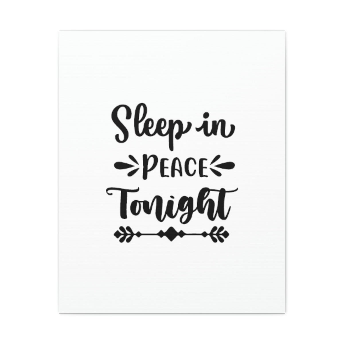 Scripture Walls Sleep In Peace Tonight Psalm 4:8 Christian Wall Art Bible Verse Print Ready to Hang Unframed-Express Your Love Gifts