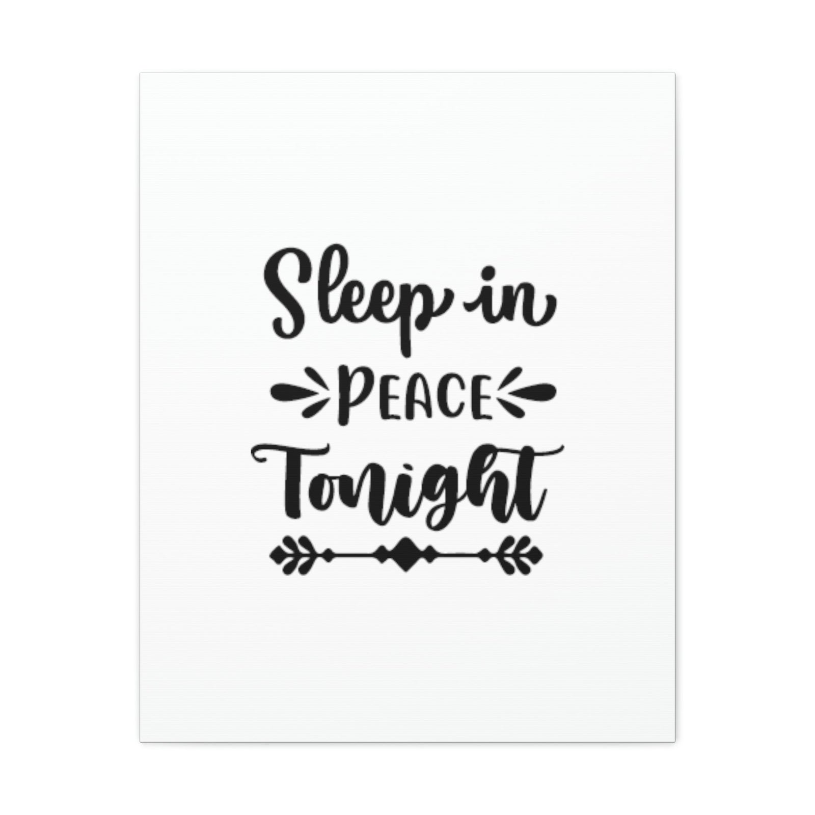 Scripture Walls Sleep In Peace Tonight Psalm 4:8 Christian Wall Art Bible Verse Print Ready to Hang Unframed-Express Your Love Gifts