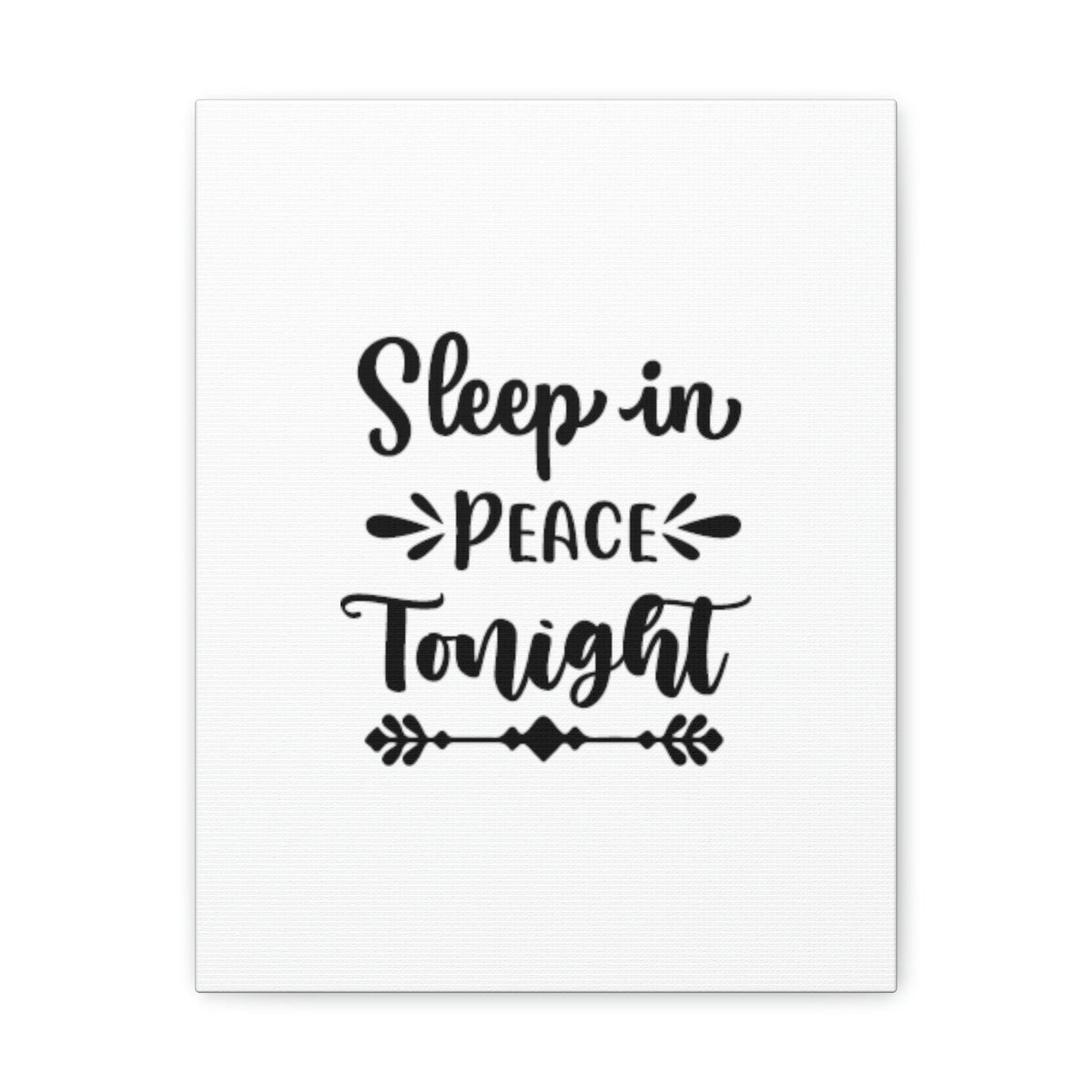 Scripture Walls Sleep In Peace Tonight Psalm 4:8 Christian Wall Art Bible Verse Print Ready to Hang Unframed-Express Your Love Gifts