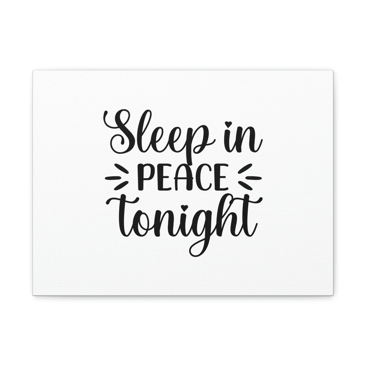 Scripture Walls Sleep In Peace Tonight Psalm 4:8 Plain Christian Wall Art Bible Verse Print Ready to Hang Unframed-Express Your Love Gifts
