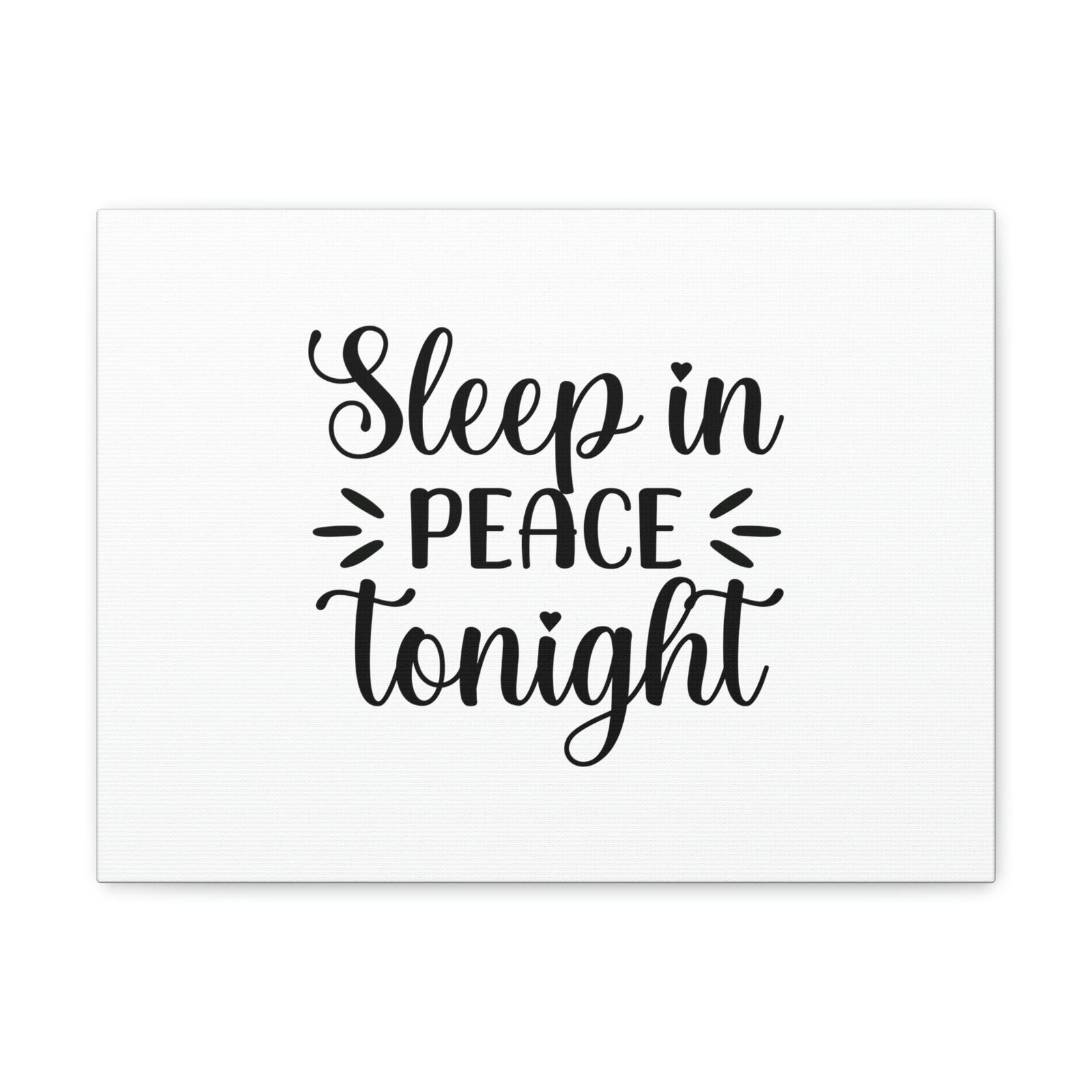 Scripture Walls Sleep In Peace Tonight Psalm 4:8 Plain Christian Wall Art Bible Verse Print Ready to Hang Unframed-Express Your Love Gifts