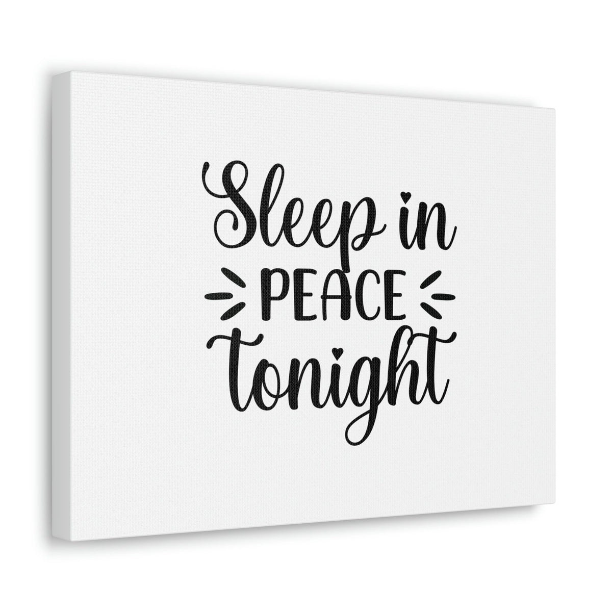 Scripture Walls Sleep In Peace Tonight Psalm 4:8 Plain Christian Wall Art Bible Verse Print Ready to Hang Unframed-Express Your Love Gifts