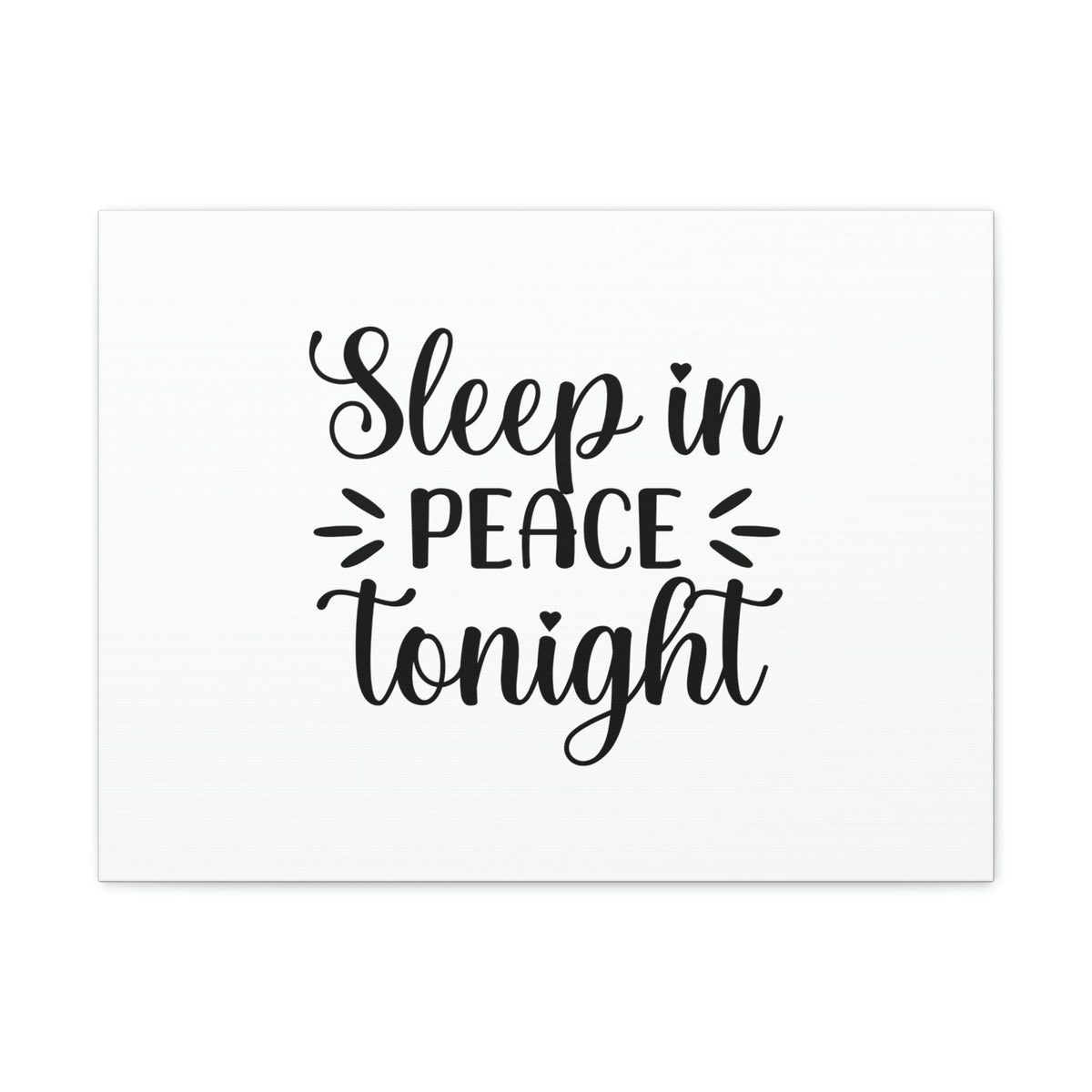 Scripture Walls Sleep In Peace Tonight Psalm 4:8 Plain Christian Wall Art Bible Verse Print Ready to Hang Unframed-Express Your Love Gifts