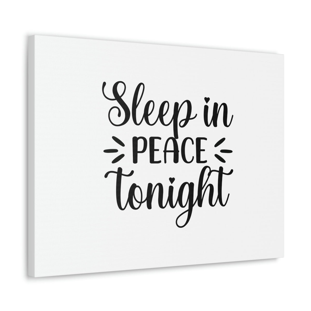 Scripture Walls Sleep In Peace Tonight Psalm 4:8 Plain Christian Wall Art Bible Verse Print Ready to Hang Unframed-Express Your Love Gifts