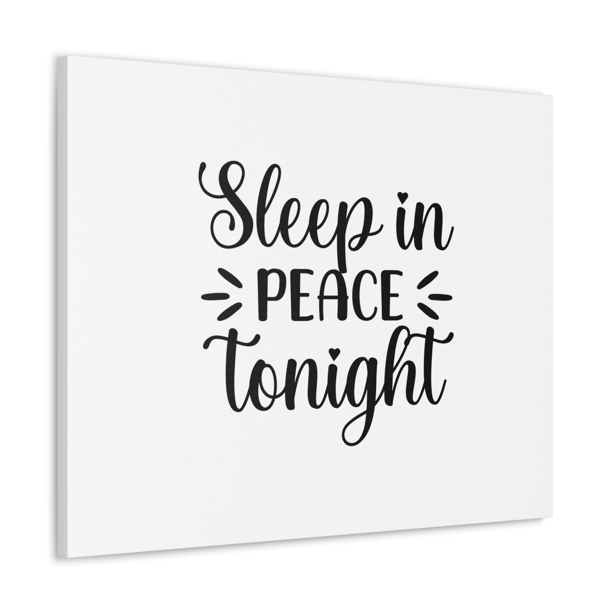 Scripture Walls Sleep In Peace Tonight Psalm 4:8 Plain Christian Wall Art Bible Verse Print Ready to Hang Unframed-Express Your Love Gifts
