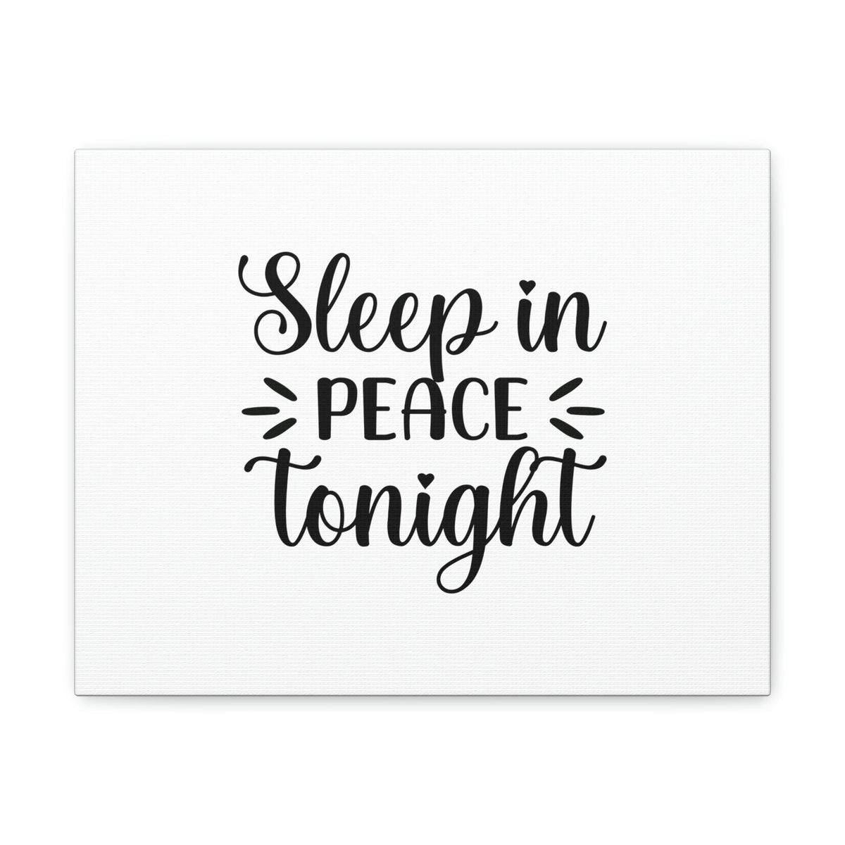 Scripture Walls Sleep In Peace Tonight Psalm 4:8 Plain Christian Wall Art Bible Verse Print Ready to Hang Unframed-Express Your Love Gifts