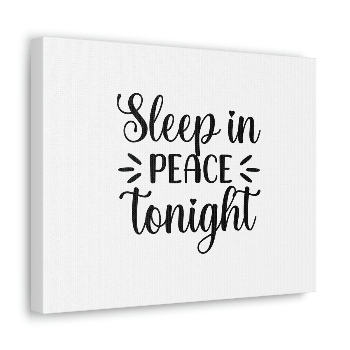 Scripture Walls Sleep In Peace Tonight Psalm 4:8 Plain Christian Wall Art Bible Verse Print Ready to Hang Unframed-Express Your Love Gifts