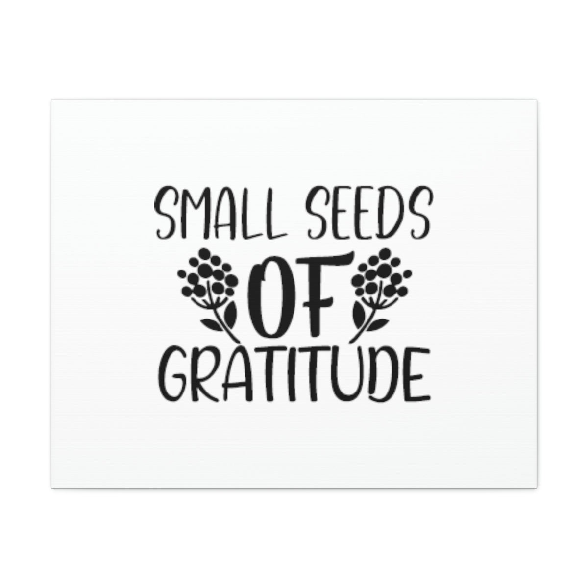 Scripture Walls Small Seeds of Gratitude Colossians 3:17 Flowers Christian Wall Art Bible Verse Print Ready to Hang Unframed-Express Your Love Gifts