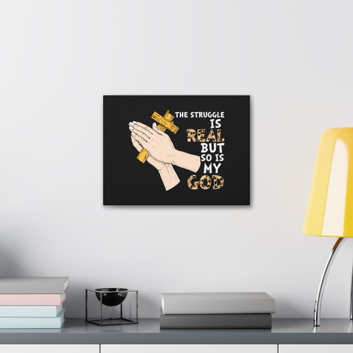 Scripture Walls So Is My God Philippians 4:11-13 Christian Wall Art Bible Verse Print Ready to Hang Unframed-Express Your Love Gifts