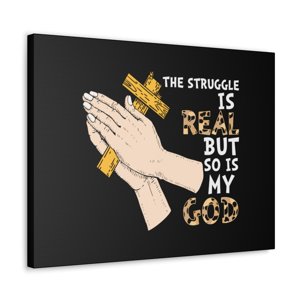 Scripture Walls So Is My God Philippians 4:11-13 Christian Wall Art Bible Verse Print Ready to Hang Unframed-Express Your Love Gifts