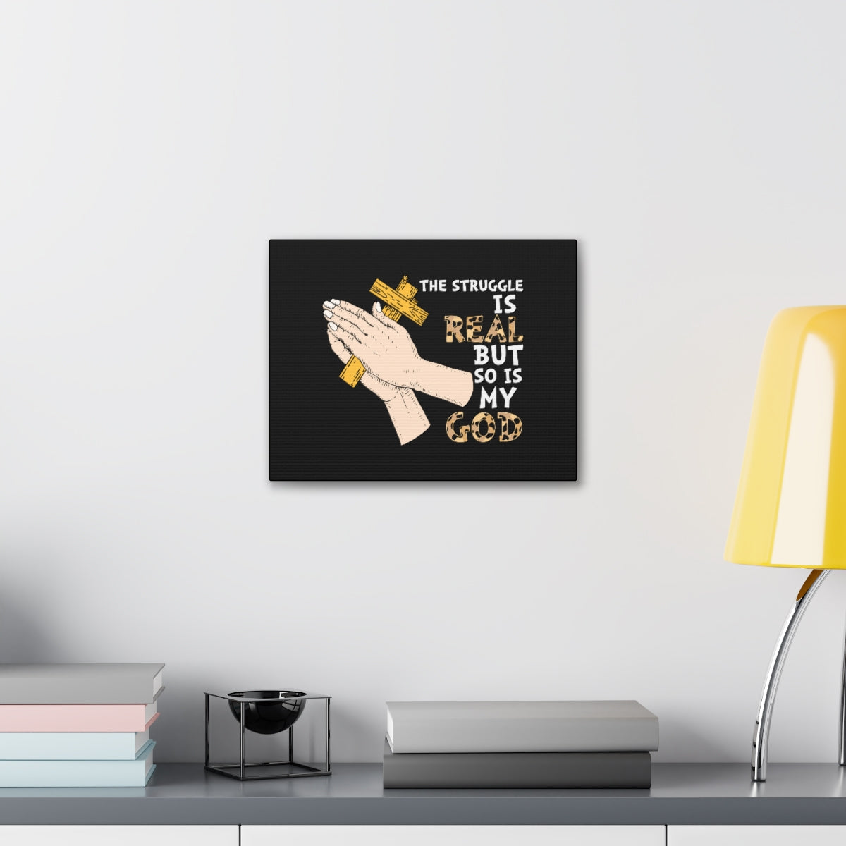 Scripture Walls So Is My God Philippians 4:11-13 Christian Wall Art Bible Verse Print Ready to Hang Unframed-Express Your Love Gifts