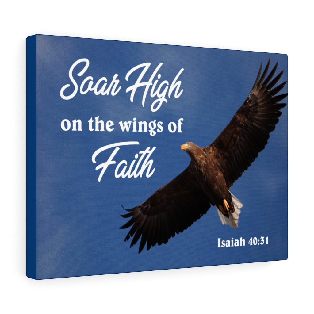 Scripture Walls Soar High Isaiah 40:31 Bible Verse Canvas Christian Wall Art Ready to Hang Unframed-Express Your Love Gifts