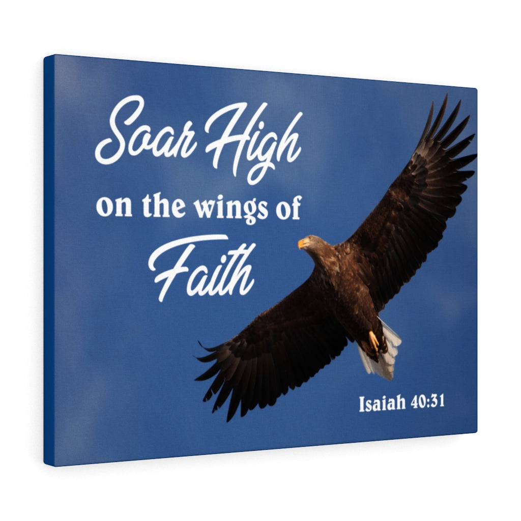 Scripture Walls Soar High Isaiah 40:31 Bible Verse Canvas Christian Wall Art Ready to Hang Unframed-Express Your Love Gifts