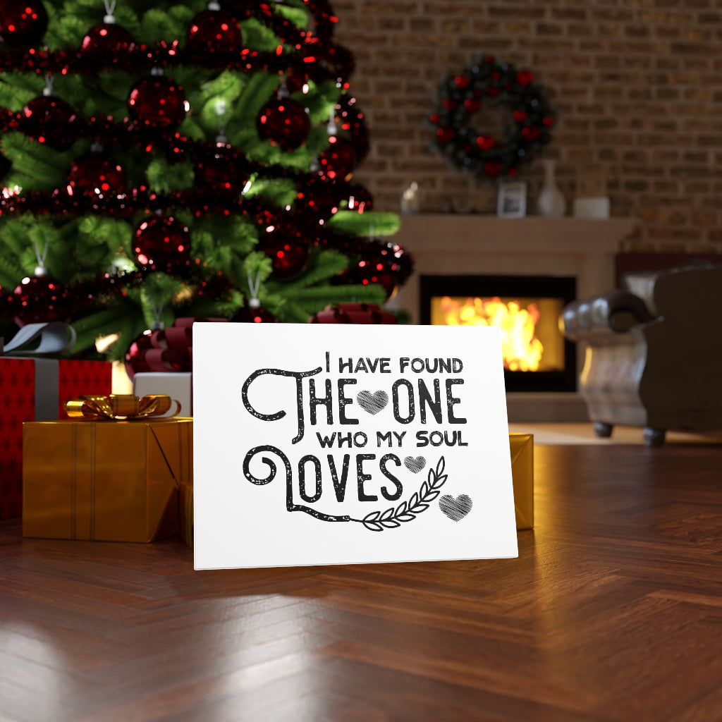 Scripture Walls Song of Solomon 3:4 The One Who My Soul Loves Bible Verse Canvas Christian Wall Art Ready to Hang Unframed-Express Your Love Gifts