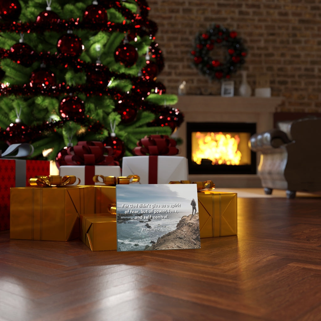 Scripture Walls Sound Mind 2 Timothy 1:7 Bible Verse Canvas Christian Wall Art Ready to Hang Unframed-Express Your Love Gifts