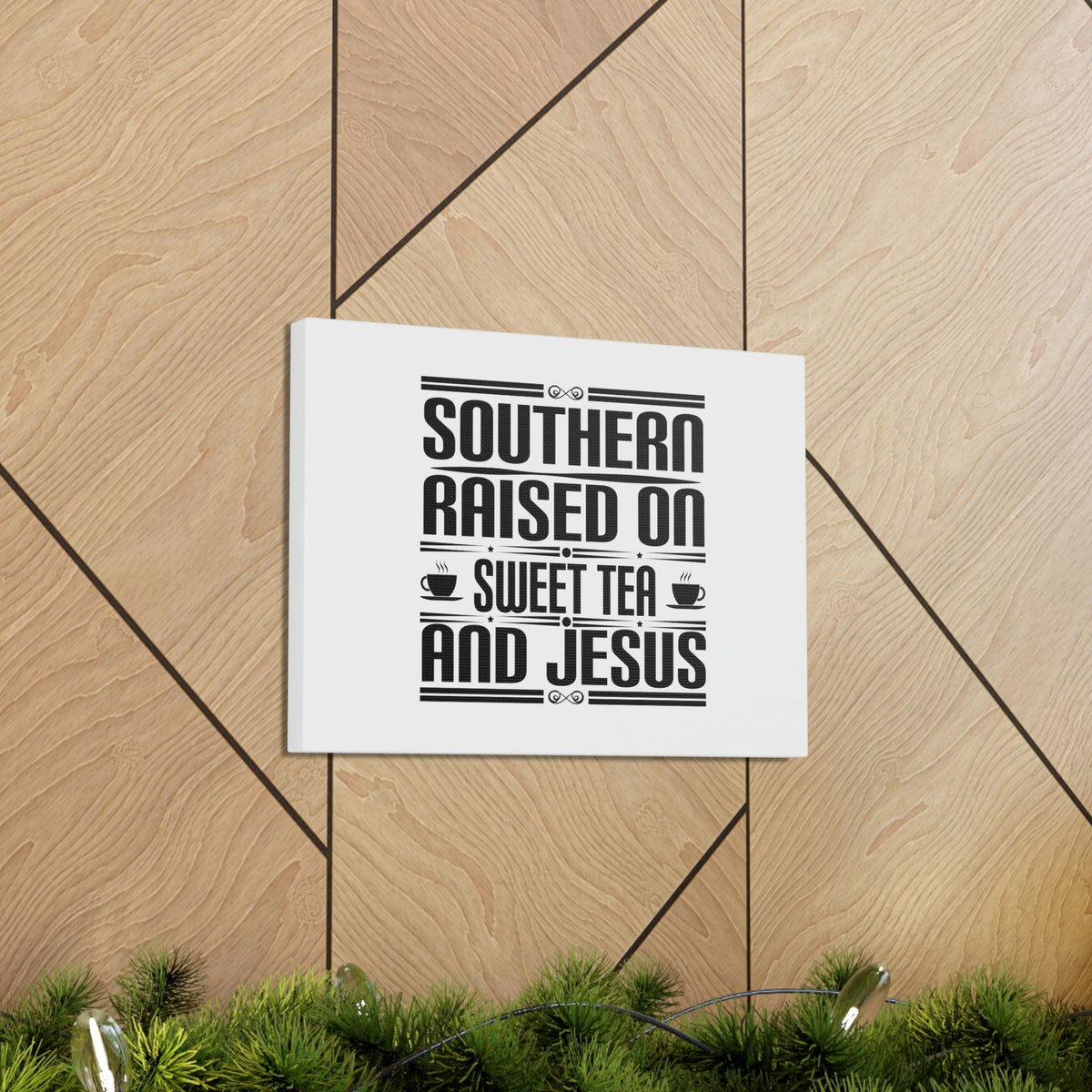 Scripture Walls Southern Raise On Sweet Tea And Jesus 1 Corinthians 6:14 Christian Wall Art Bible Verse Print Ready to Hang Unframed-Express Your Love Gifts