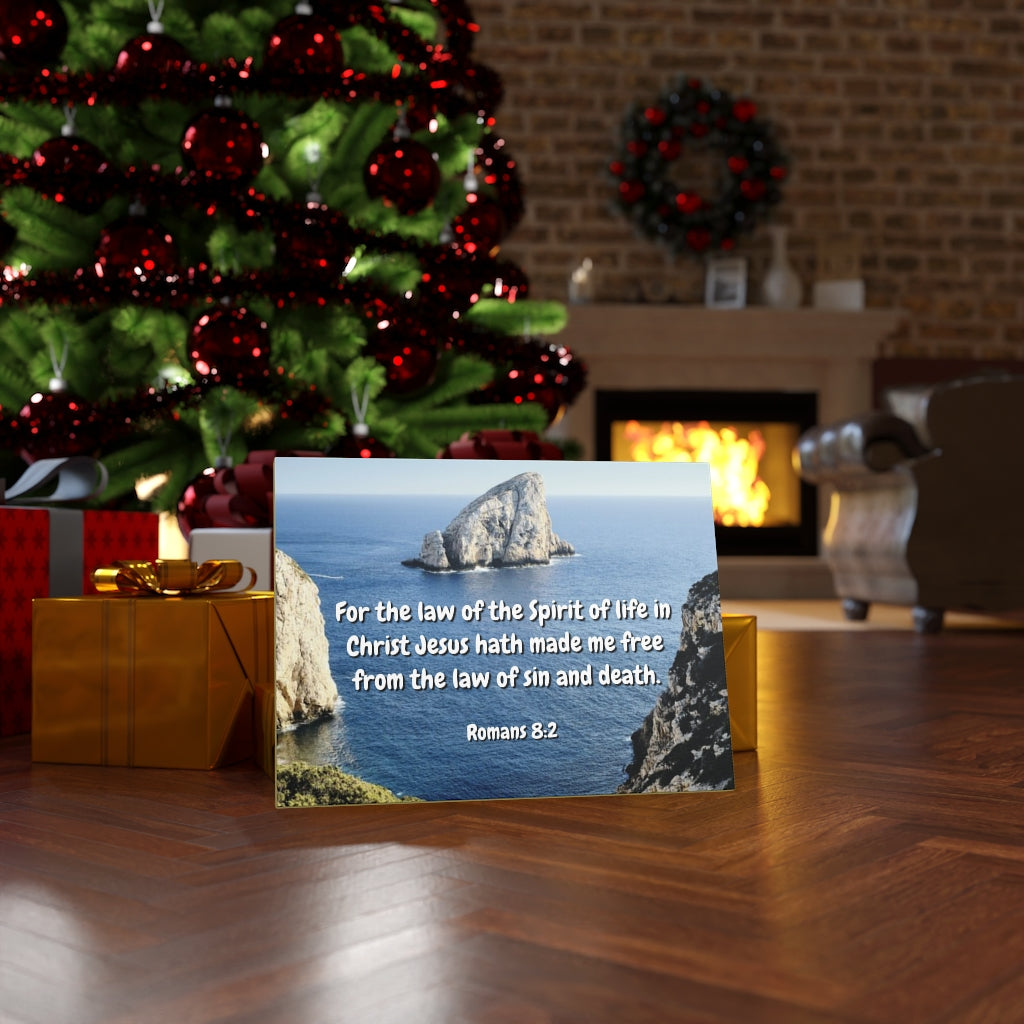 Scripture Walls Spire Of Life Romans 8:2 Bible Verse Canvas Christian Wall Art Ready to Hang Unframed-Express Your Love Gifts