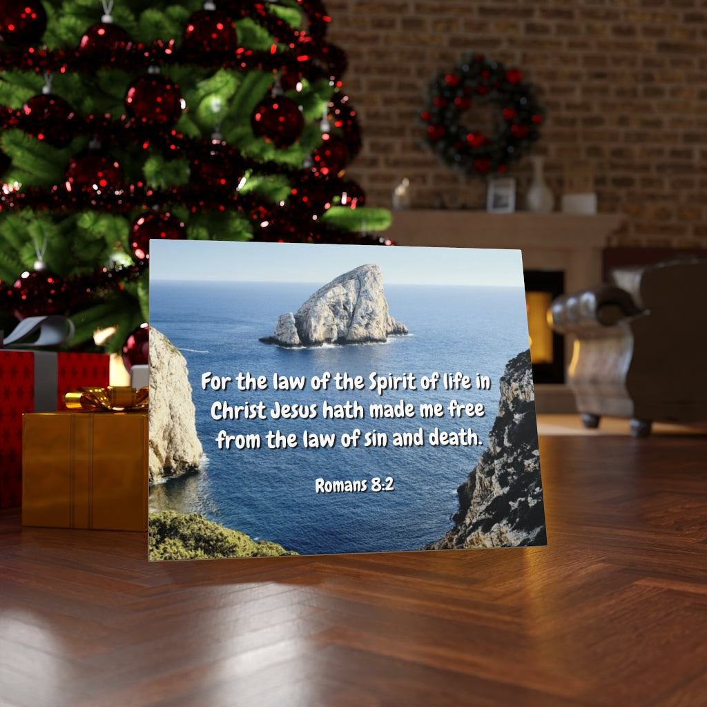 Scripture Walls Spire Of Life Romans 8:2 Bible Verse Canvas Christian Wall Art Ready to Hang Unframed-Express Your Love Gifts