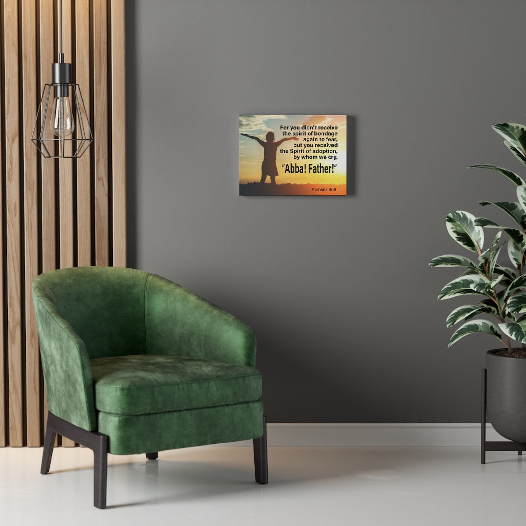 Scripture Walls Spirit of Adoption Romans 8:15 Wall Art Christian Home Decor Unframed-Express Your Love Gifts