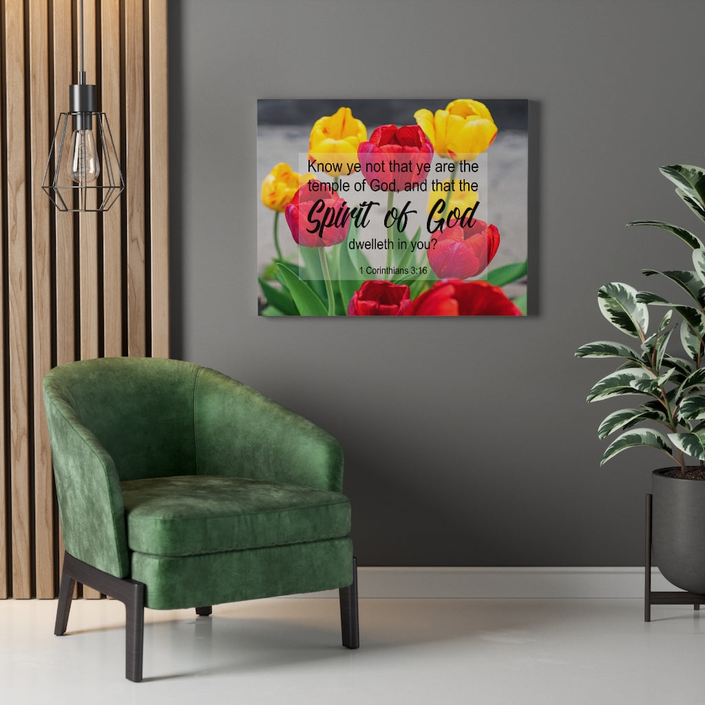 Scripture Walls Spirit of God 1 Corinthians 3:16 Christian Wall Art Print Ready to Hang Unframed-Express Your Love Gifts