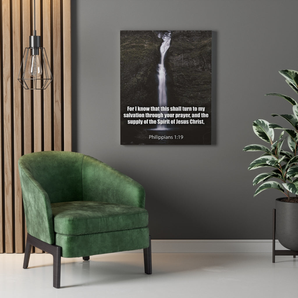 Scripture Walls Spirit of Jesus Christ Philippians 1:19 Christian Home Decor Bible Art Unframed-Express Your Love Gifts