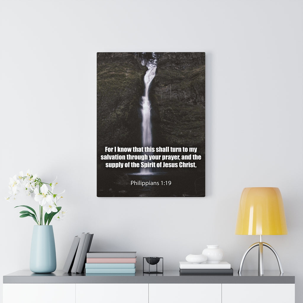 Scripture Walls Spirit of Jesus Christ Philippians 1:19 Christian Home Decor Bible Art Unframed-Express Your Love Gifts