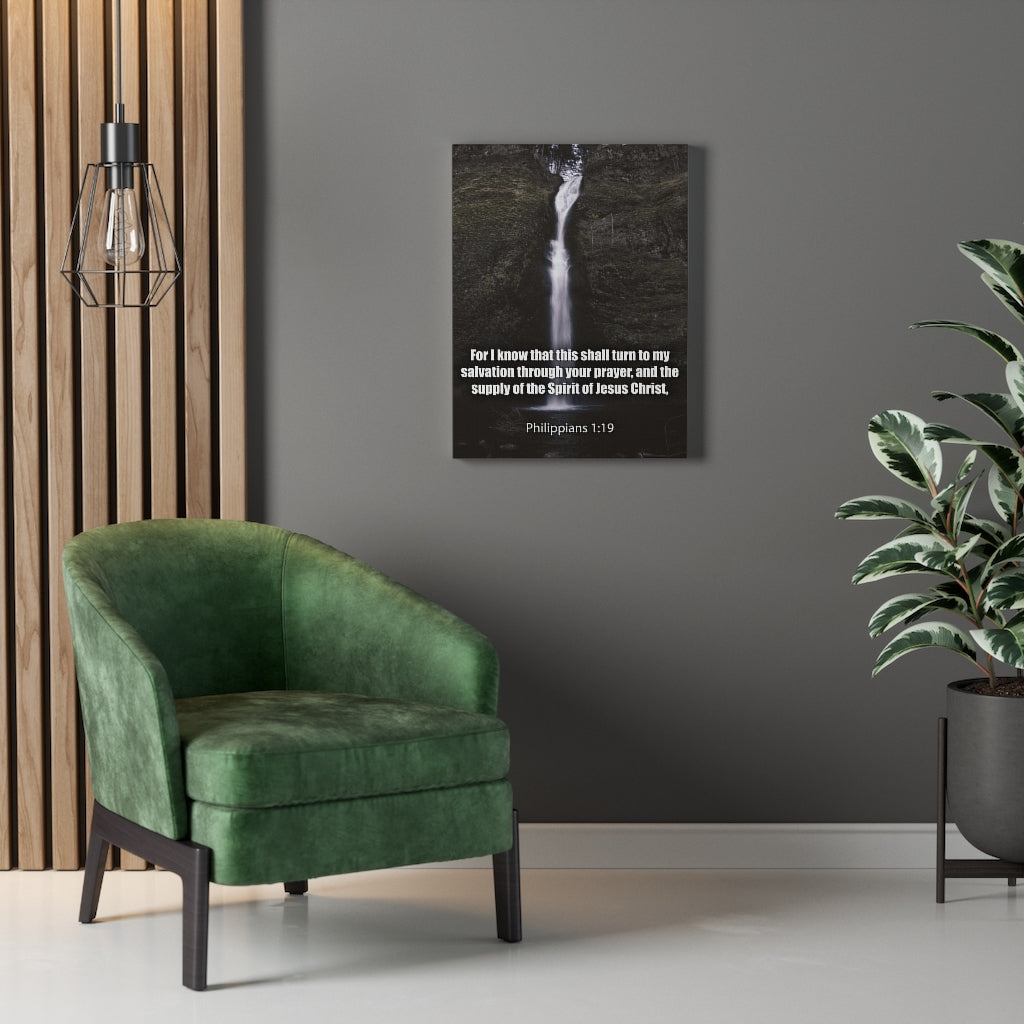 Scripture Walls Spirit of Jesus Christ Philippians 1:19 Christian Home Decor Bible Art Unframed-Express Your Love Gifts