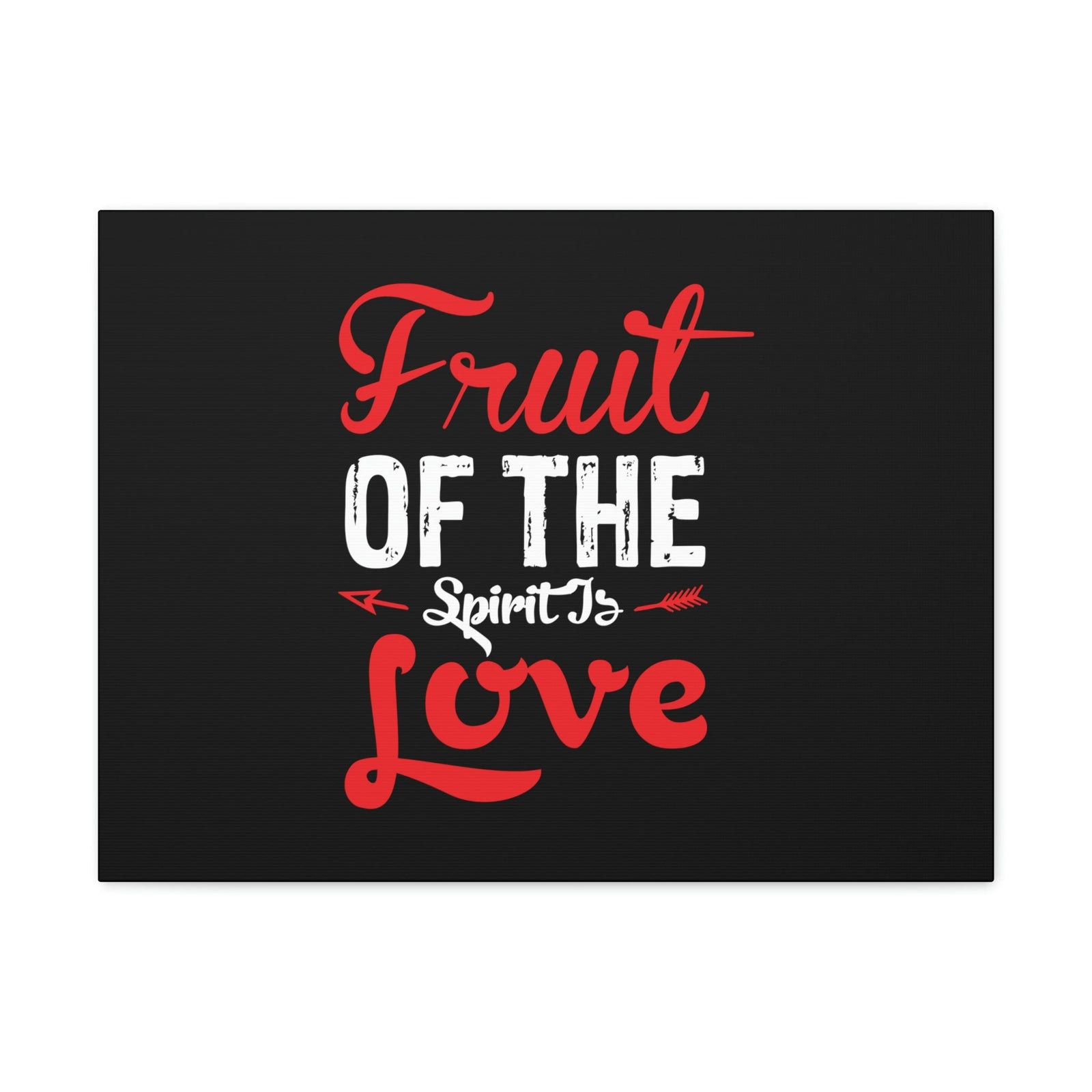 Scripture Walls Spirit Of Love Galatians 5:22 Red Christian Wall Art Bible Verse Print Ready to Hang Unframed-Express Your Love Gifts