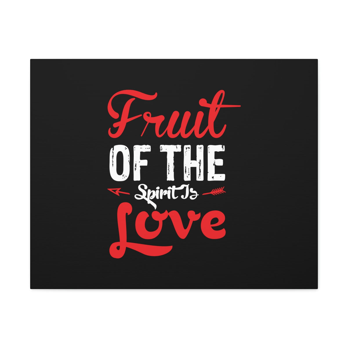 Scripture Walls Spirit Of Love Galatians 5:22 Red Christian Wall Art Bible Verse Print Ready to Hang Unframed-Express Your Love Gifts