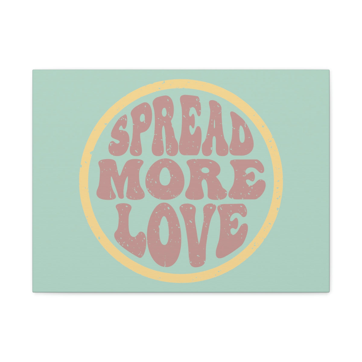 Scripture Walls Spread More Love 1 John 4:7-8 Green Circle Christian Wall Art Bible Verse Print Ready to Hang Unframed-Express Your Love Gifts