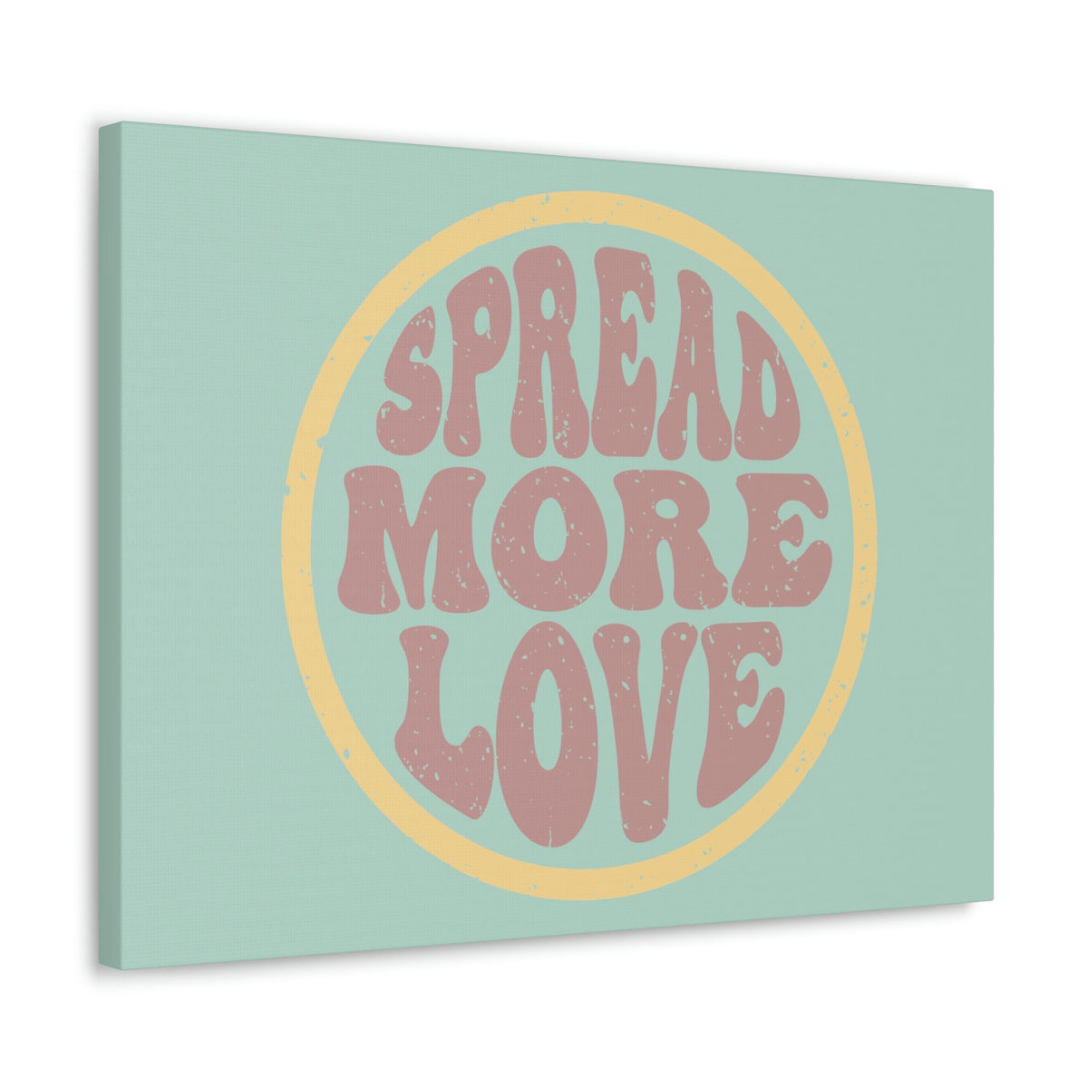 Scripture Walls Spread More Love 1 John 4:7-8 Green Circle Christian Wall Art Bible Verse Print Ready to Hang Unframed-Express Your Love Gifts