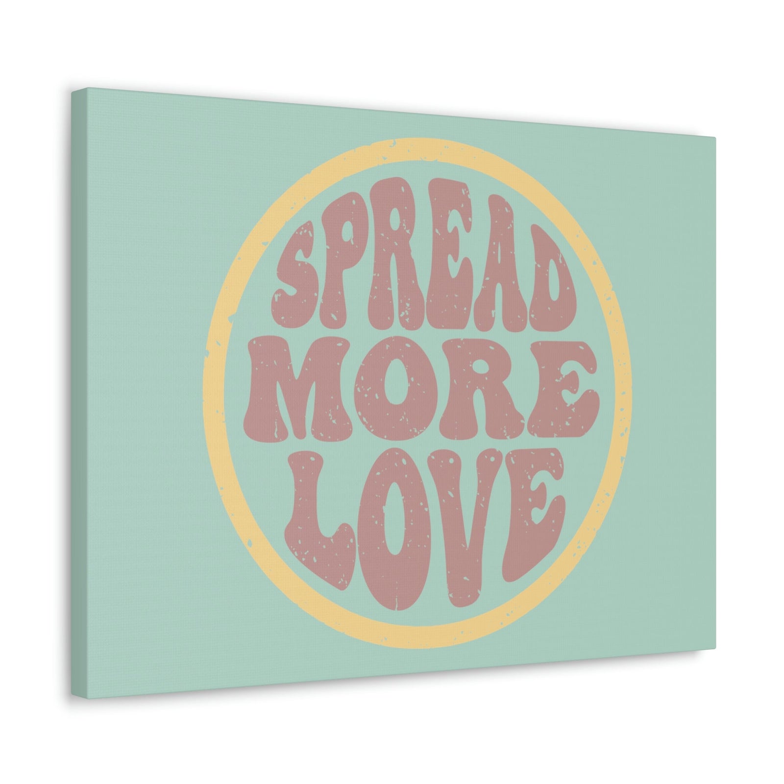 Scripture Walls Spread More Love 1 John 4:7-8 Green Circle Christian Wall Art Bible Verse Print Ready to Hang Unframed-Express Your Love Gifts
