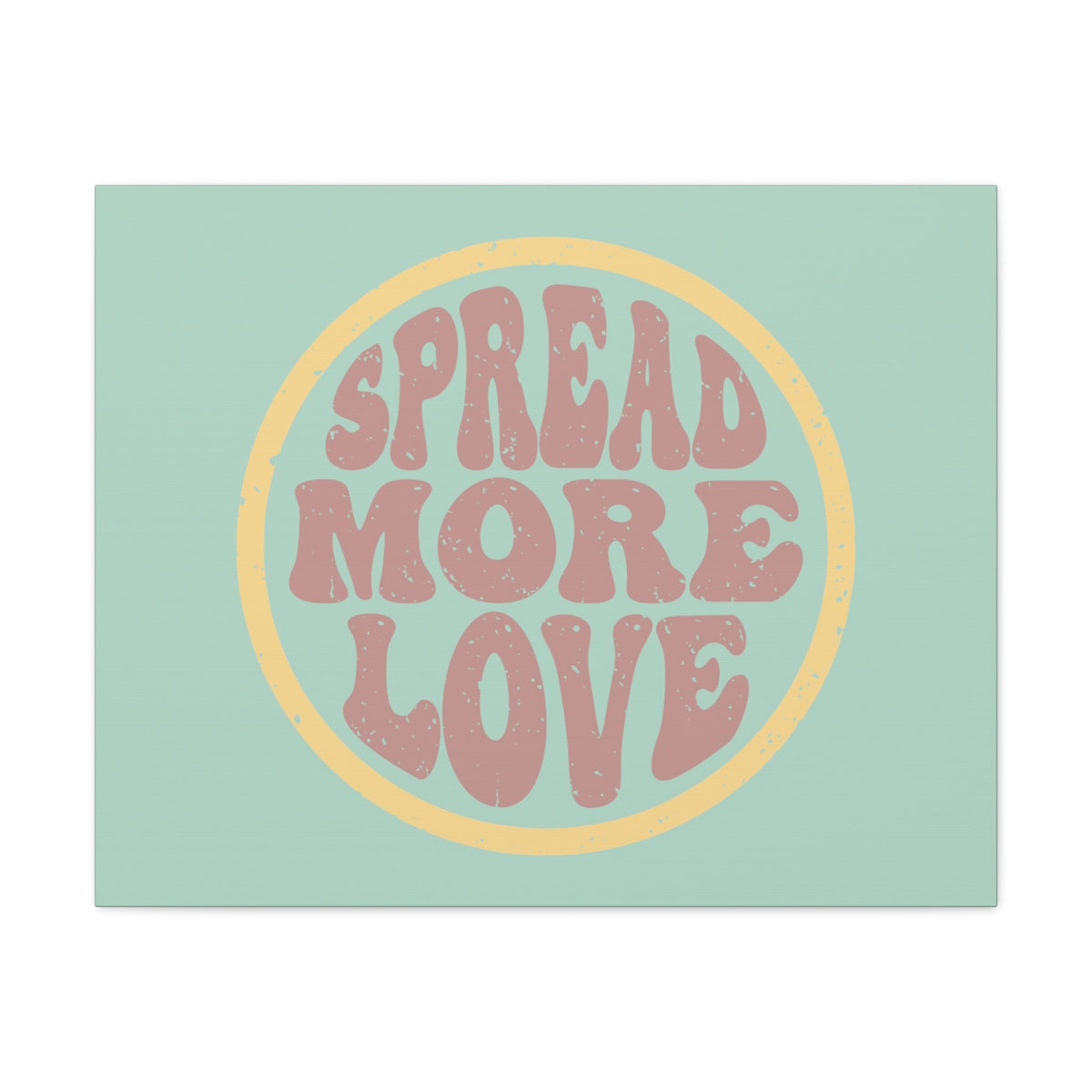 Scripture Walls Spread More Love 1 John 4:7-8 Green Circle Christian Wall Art Bible Verse Print Ready to Hang Unframed-Express Your Love Gifts